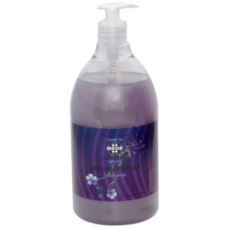 Гель для душа Meule Shower gel Lavender&flax Лаванда и Лен 1 л