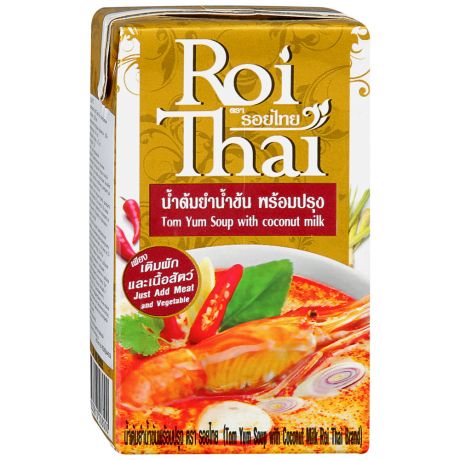 Суп Том Ям Roi Thai с кокосовым молоком 250 мл