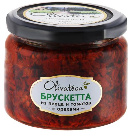 Брускетта Olivateca из Перца и томатов с орехами 290 г