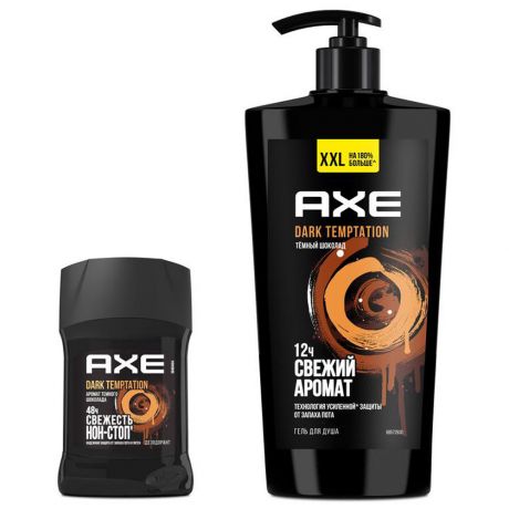 Набор AXE гель для душа + дезодорант карандаш Dark Temptation 700+50 мл