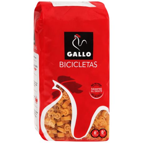 Макаронные изделия Gallo из твердых сортов пшеницы Bicicletas (Велосипеды) 450 г