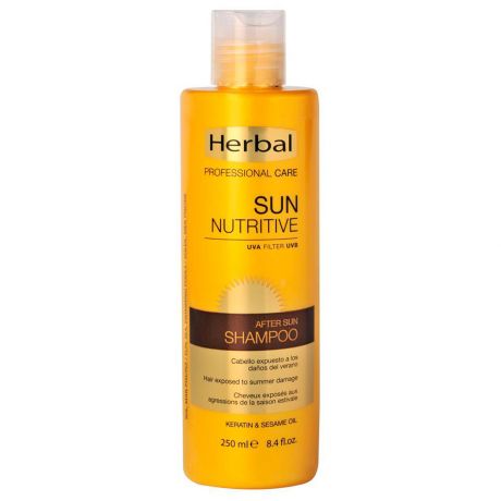 Шампунь для волос Herbal Восстановление после солнца с кератином и маслом кунжута 250 мл