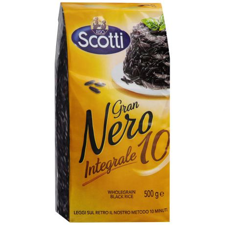 Крупа рис Riso Scotti Gran Nero Integrale 500 г