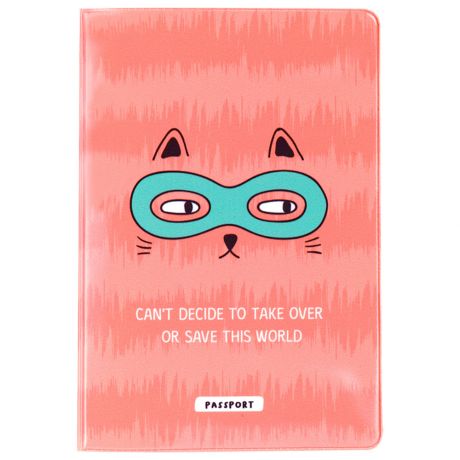 Обложка Meshu для паспорта Spy cat ПВХ 2 кармана