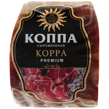Колбаса сыровяленая Misker Коппа Премиум полусухая 0.2-0.4 кг