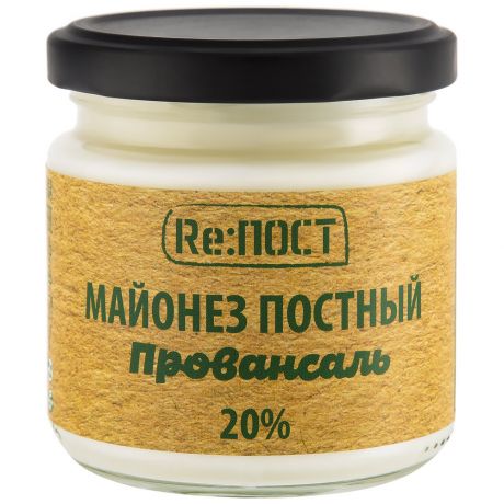 Соус Re:ПОСТ Провансаль майонезный 20% 200 г