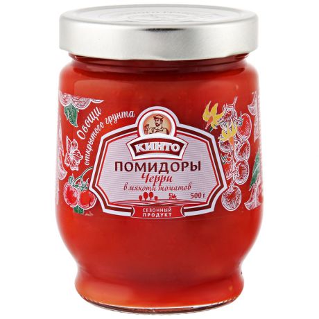 Помидоры Кинто Черри в мякоти томатов 500 г