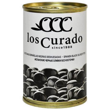 Оливки Los Curado черные без косточки 300 г