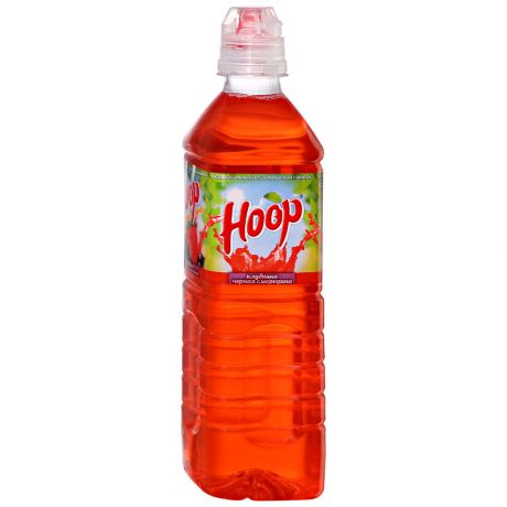 Напиток Hoop освежающий клубнично-чёрносмородиновый вкус негазированный 0.5 л