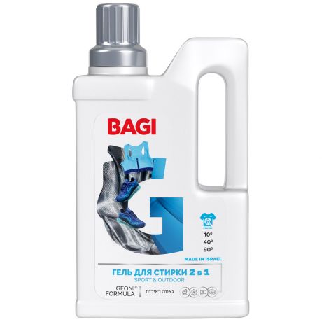 Гель для стирки Bagi 2 в 1 Sport & Outdoor концентрированный 950 мл