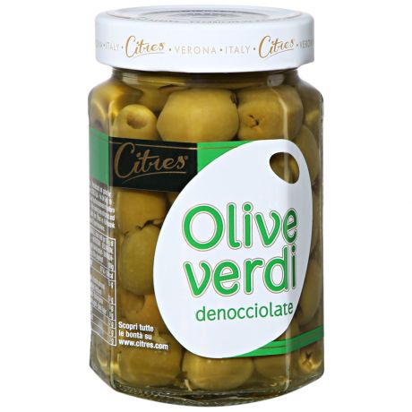 Оливки Citres Olive Verdi Denocciolate зеленые без косточек 290 г