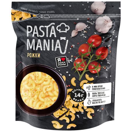 Макаронные изделия Pasta Mania Рожки 430 г