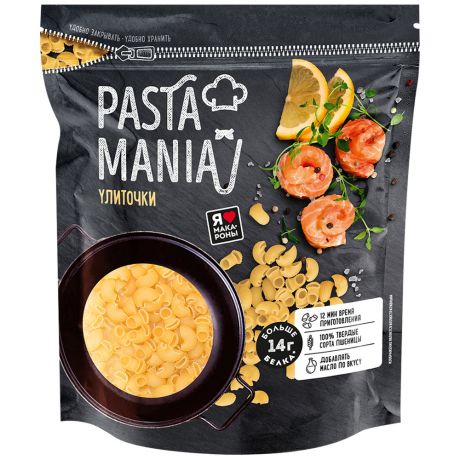 Макаронные изделия Pasta Mania Улиточки 430 г