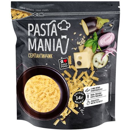 Макаронные изделия Pasta Mania Серпантинчик 430 г