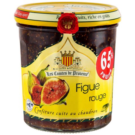Джем Les Comtes de Provence 65% фруктов из красного инжира 340 г