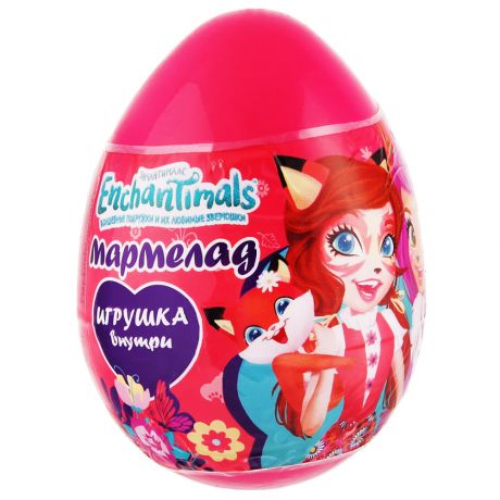 Мармелад жевательный Конфитрейд в яйце с игрушкой Enchantimals 10 г