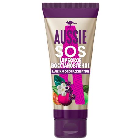 Бальзам-ополаскиватель Aussie Hair SOS для поврежденных волос 200 мл