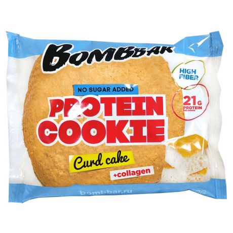 Печенье Bombbar протеиновое неглазированное Творожный кекс 60 г