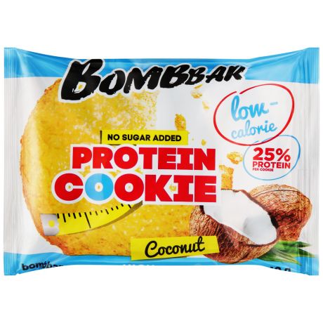 Печенье Bombbar протеиновое неглазированное Кокос 40 г