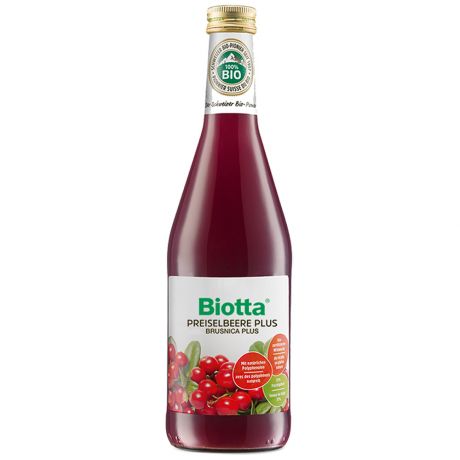 Нектар Biotta БИО из дикорастущей брусники и клюквы 0.5 л