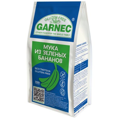 Мука Garnec из зеленых бананов без глютена 300 г