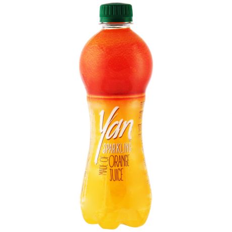 Напиток Yan sparkling апельсиновый газированный 470 мл
