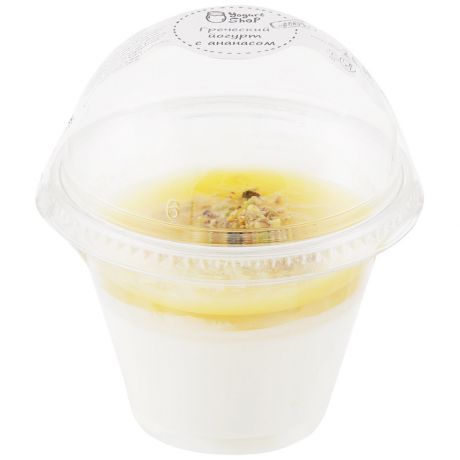 Йогурт Yogurt Shop греческий с ананасом 3.6% 180 г