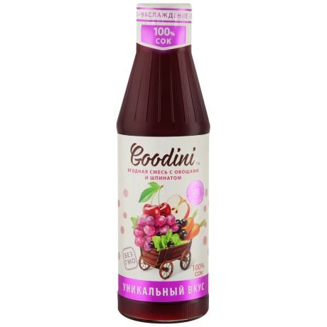 Ягодно-Овощная смесь Goodini со шпинатом 0.75 л