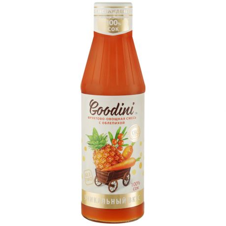 Фруктово-Овощная смесь Goodini с Облепихой 0.75 л