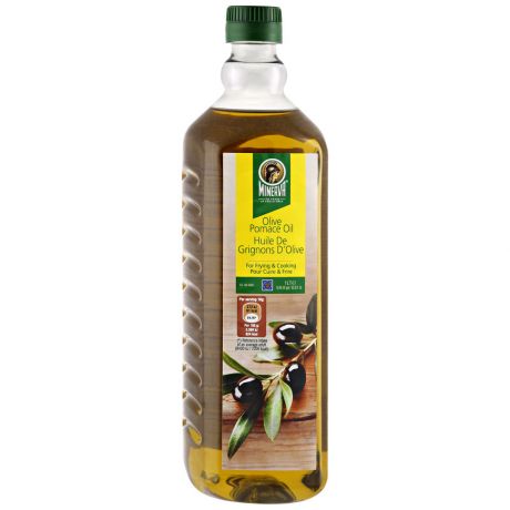 Масло оливковое для жарки Minerva рафинированное Помасе 1 л