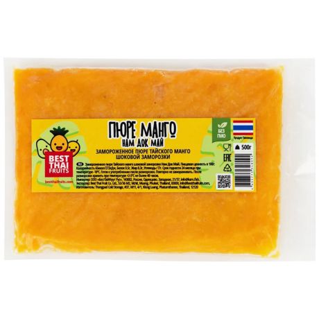 Пюре Best Thai Fruits тайского манго замороженное 500 г