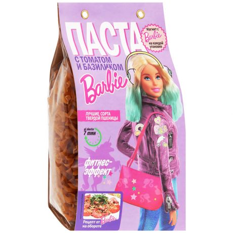 Макаронные изделия Barbie с томатом и базиликом 300 г
