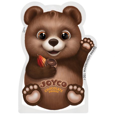 Драже Joyco Мишутка шоколадное 150 г
