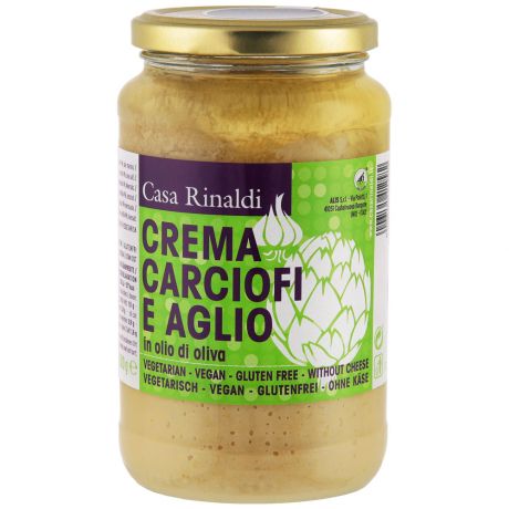 Крем-паста Casa Rinaldi из артишоков чеснока в оливковом масле 500 г
