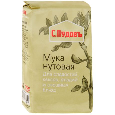 Мука С.Пудовъ Нутовая 450 г