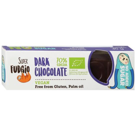 Шоколад Super Fudgio темный без сахара 40 г