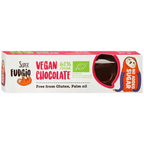 Шоколад Super Fudgio Vegan кокосовый без сахара 40 г