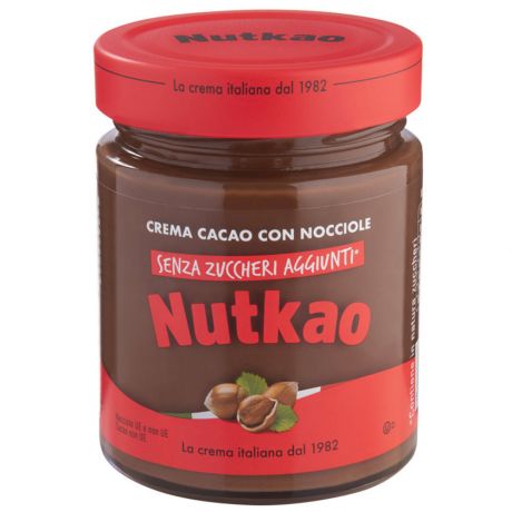 Паста Nutkao шоколадная с лесным орехом 350 г