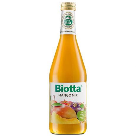 Сок Biotta БИО Мультифруктовый прямого отжима с мякотью манго 0.5 л