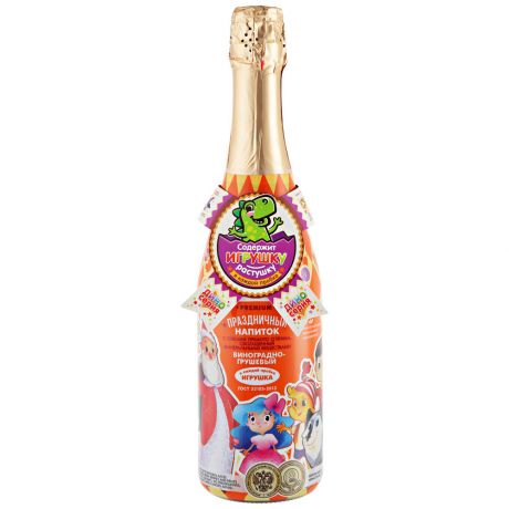 Шампанское Дудоли детское Виноградно-Грушевое обогащенное минеральными веществами 0.75 л