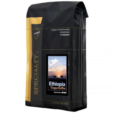 Кофе Coffee Blues Ethiopia Yirgacheffee в зернах 1 кг