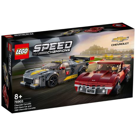 Конструктор Lego Speed Champions Chevrolet Corvette C8.R Race Car and 1968 Chevrolet Corv