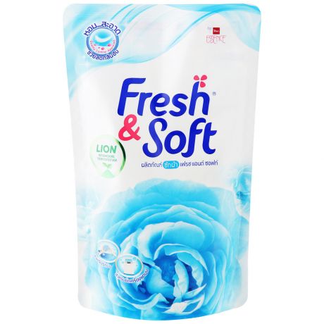 Гель Lion Thailand Fresh&Soft для стирки всех типов тканей концентрированный Утренний Поцелуй 0.4 л