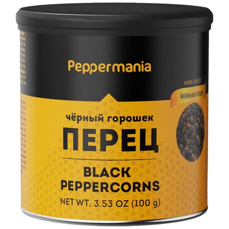 Перец Peppermania черный горошек 100 г