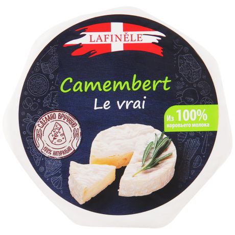 Сыр мягкий Lafinele Le vrai Camembert с плесенью 55% 150 г