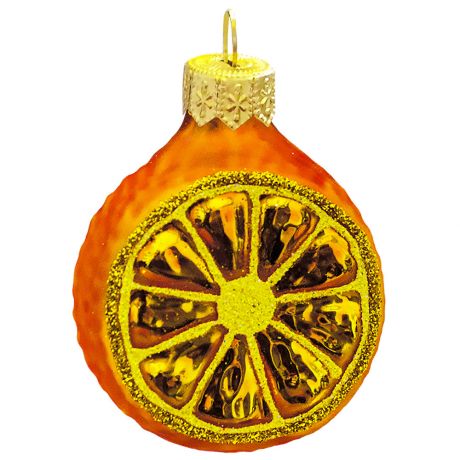 Елочное украшение Юниопт Апельсин 6 см