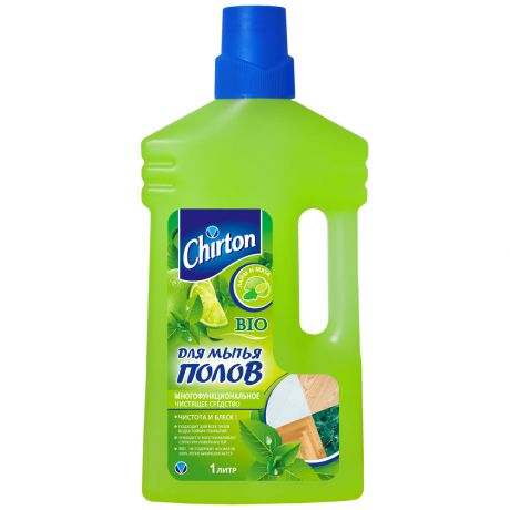 Чистящее средство Chirton Лайм и Мята жидкость для мытья полов 1000 мл