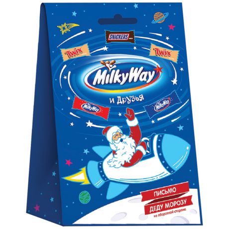 Конфеты Milky Way and Friends шоколадные Новогодний набор 85 г