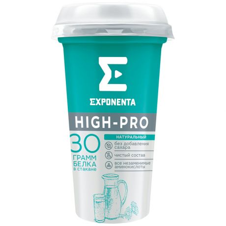 Напиток Exponenta High-pro кисломолочный обезжиренный 250 г