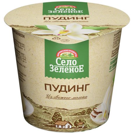 Пудинг молочный Село Зеленое со вкусом ванили 3% 120 г